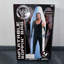 2006 Undertaker Inflatable Boppin Bag 4' tall World Wrestling WWE Open Box