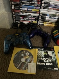 PlayStation 2 PS2 48+ Game Lot With Controllers