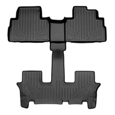 SMARTLINER SB0447 2nd Row BLACK Floor Liners for Kia Telluride