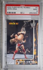 2002 Fleer WWE Royal Rumble JOHN CENA RC Rookie PSA 9 Low Pop Never Seen 17