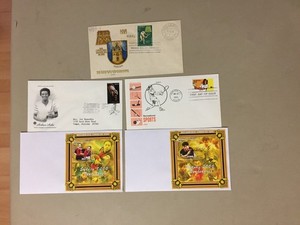Five TENNIS fdc