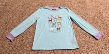 Eddie Bauer Kids Girls Long Sleeve Pajama T-Shirt Size L 14/16