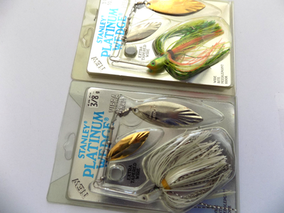 Lot De 9 Spinnerbaits Stanley 3/8 Oz Pour Pêche En Eau Douce - #2 Mixte