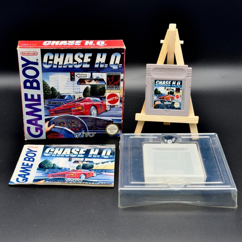 CHASE H.Q. NINTENDO GAME BOY GAME PAL ITALIAN MATTEL COMPLETE RARE ITA CIB HQ
