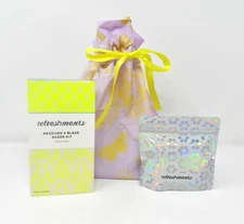 Ipsy Refreshments Dazzling 5 Blade Razor Kit With 4 Xtra Cartridges Neon Fizz