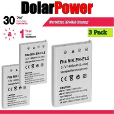 3X Battery for Nikon EN-EL5 Coolpix P3 P4 P80 P90 P100 P500 P510 P520 P530 New
