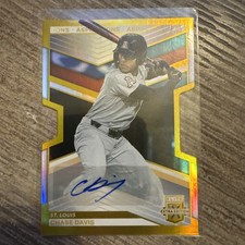 2023 Panini Elite Extra Edition - Chase Davis #63 Aspirations Gold Die-Cut /24 