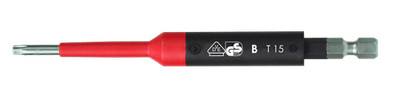 Felo VDE Safety Bit E 6,3 1000V TORX  T 15 x 125