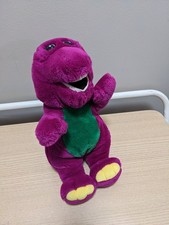 Vintage Barney The Purple Dinosaur Plush Dakin Lyons Group Stuffed Animal 1992