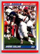 1990 Score #630 Andre Collins Rookie Card Penn State Nittany Lions. rookie card picture