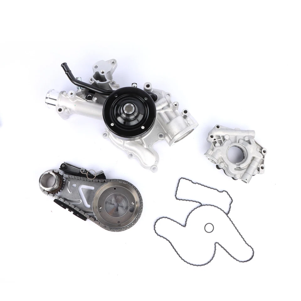 Kit de cadena de distribución bomba de agua y bomba de aceite para Dodge Ram 1500 Chrysler 2003-08 5,7 Foto 3 de 4