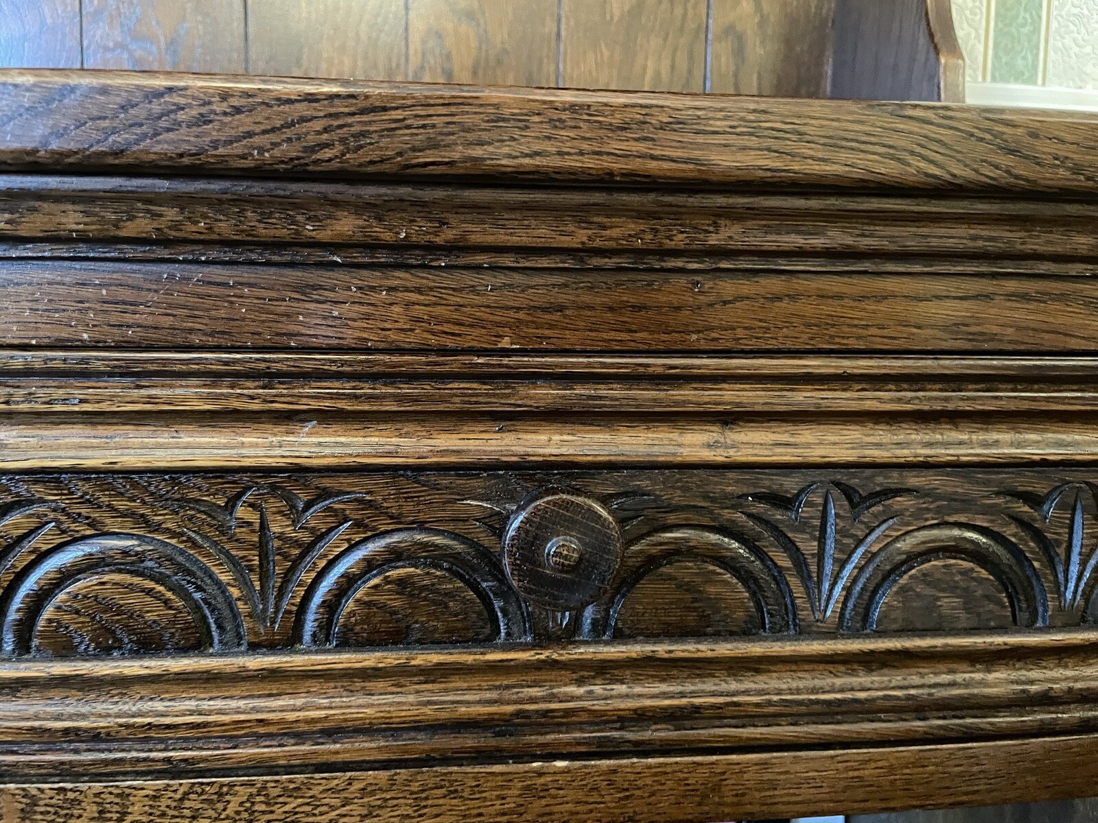 Vintage Solid Oak Dresser eBay