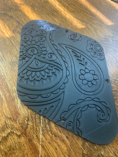 Paisley Les Paul Single Cut Guitar Black Back Cover For Gibson Epiphone