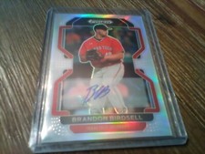 2022 PRIZM Draft Picks PRIZM Autograph AUTO Rookie Prospect ⚾ BRANDON BIRDSELL