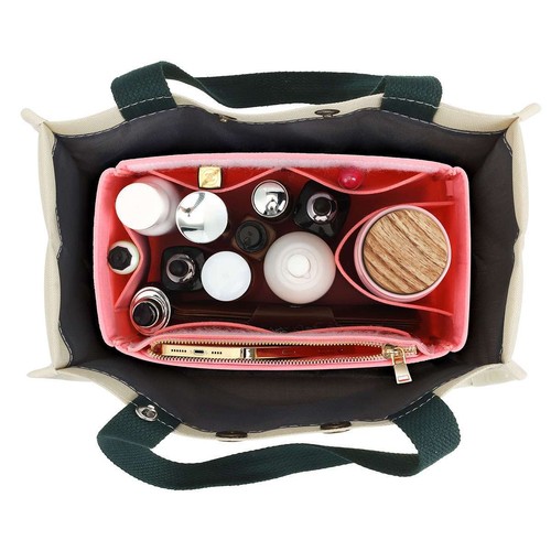 Felt Purse Handbag Organizer Insert Multi pocket Storage Tote Shaper Liner Bag - Picture 4 of 15