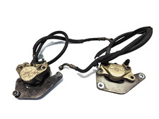 COPPIA PINZE FRENO ANTERIORI DX SX TUBI LACCI PIAGGIO BEVERLY 500 ANNO 2002 2006