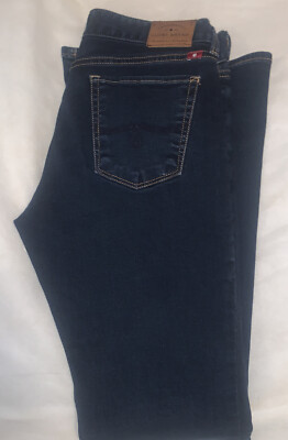 Lucky Brand Women's Jeans 4/27 A Leyla Boot Cut Stretch Dark Wash Blue Denim