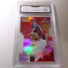 GERRIT COLE 2013 USA BASEBALL CHAMPIONS LEGENDS CERTIFIED DIE-CUT RED GRADED 8.5