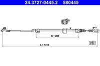 ATE Handbremsseil L/R FüR M-B Sprinter 2-T B901 B902 3-T B903 2.1D-2.9D