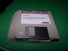WordPerfect 6 for DOS on HD Disks