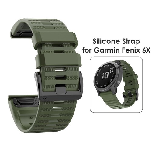 Replacement Silicone Watch Band Strap for Fenix 6X 5X 3 D2 Tactix Bravo - Zdjęcie 20 z 24