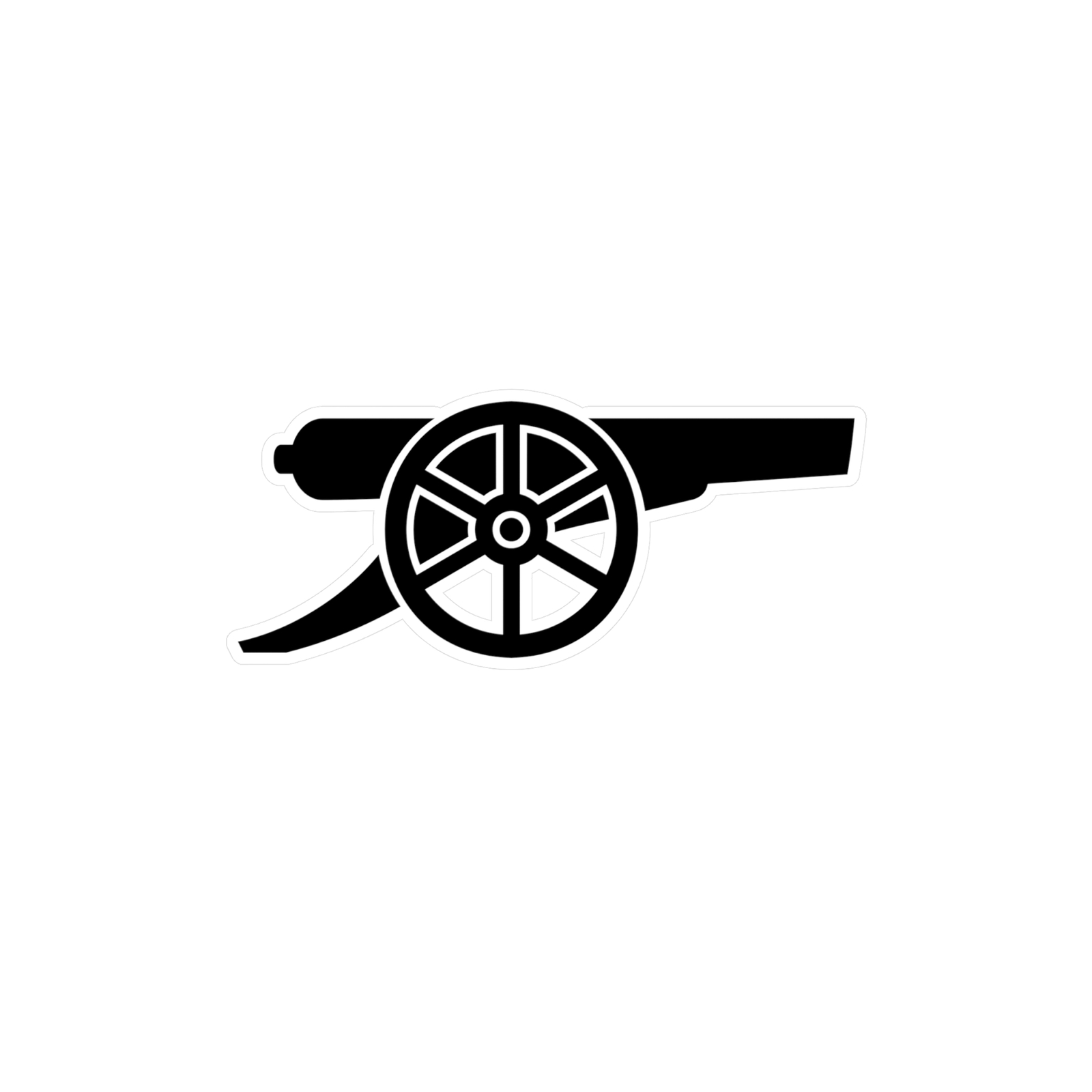 Arsenal Cannon Sticker, Sticker For Fan, Car Stickers, Wall Art, Gift ...