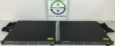 LOT OF 2 Brocade ICX7450-48P-STK-E 48x 1GbE PoE 1x ICX7400-4X10GF, 2x 40Gb Mod