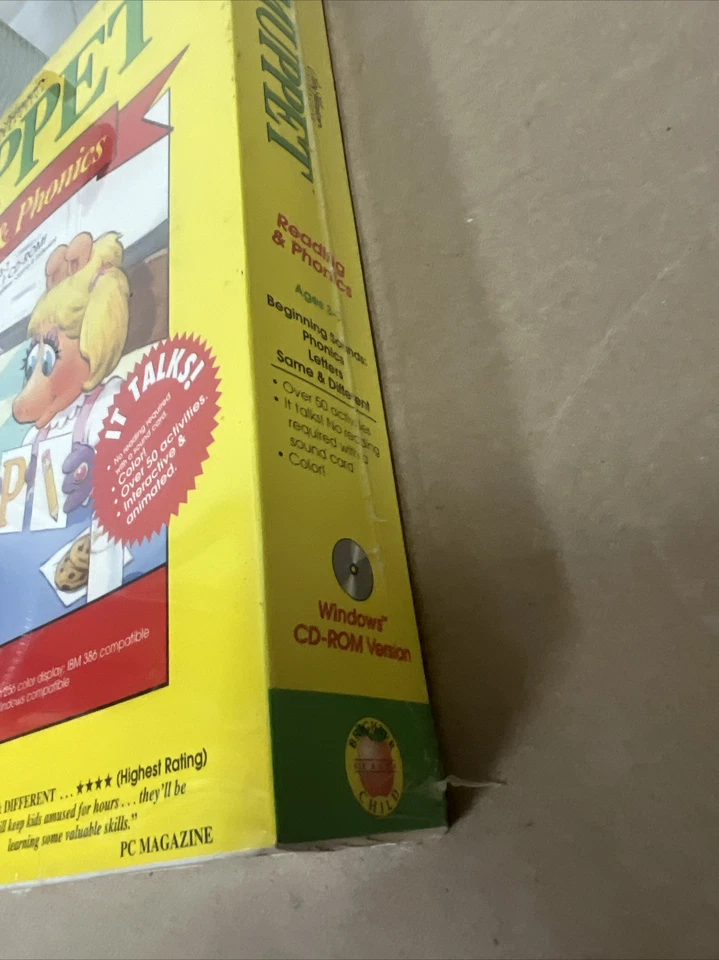 Vintage Jim Henson Interactive Muppets Reading And Phonics CD-Rom 1994 NOS - Image 4 of 4