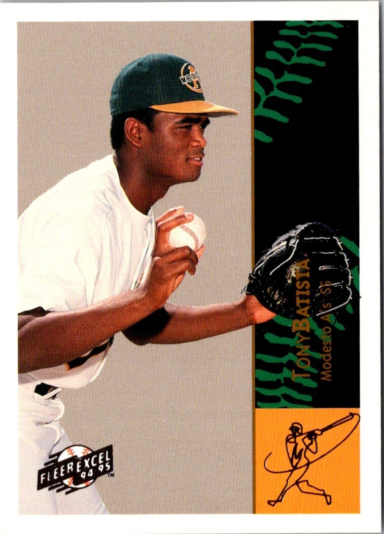 1994 Fleer Excel Tony Batista 107 Modesto A's Baseball Card eBay