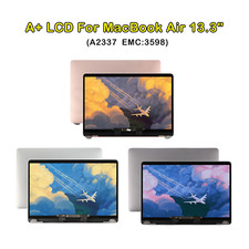 AAA LCD Screen For Apple Macbook Air 13.3" 2020 A2337 Display Top Parts Assembly