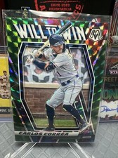 Mosaic Baseball Will To Win Carlos Correa Green Prizm