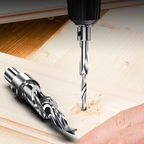 Flat Bottom Drill Bit Drill Bit Woodworking Drill Countersunk Head Salad Drill - Picture 5 of 9