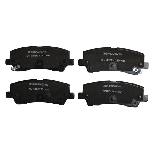 FOR FORD MUSTANG 2021-2023 REAR BRAKE PADS OE QUALITY W HARDWARE - Picture 2 of 5