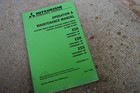 MITSUBISHI Electric ESR SDR ESS Forklift Owner Operator Maintenance Manual 1995