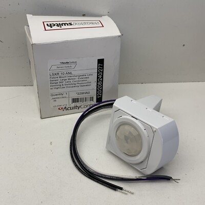 Acuity Controls LSXR 10 ANL Light Fixture Mount 360° Lens Motion Sensor ...