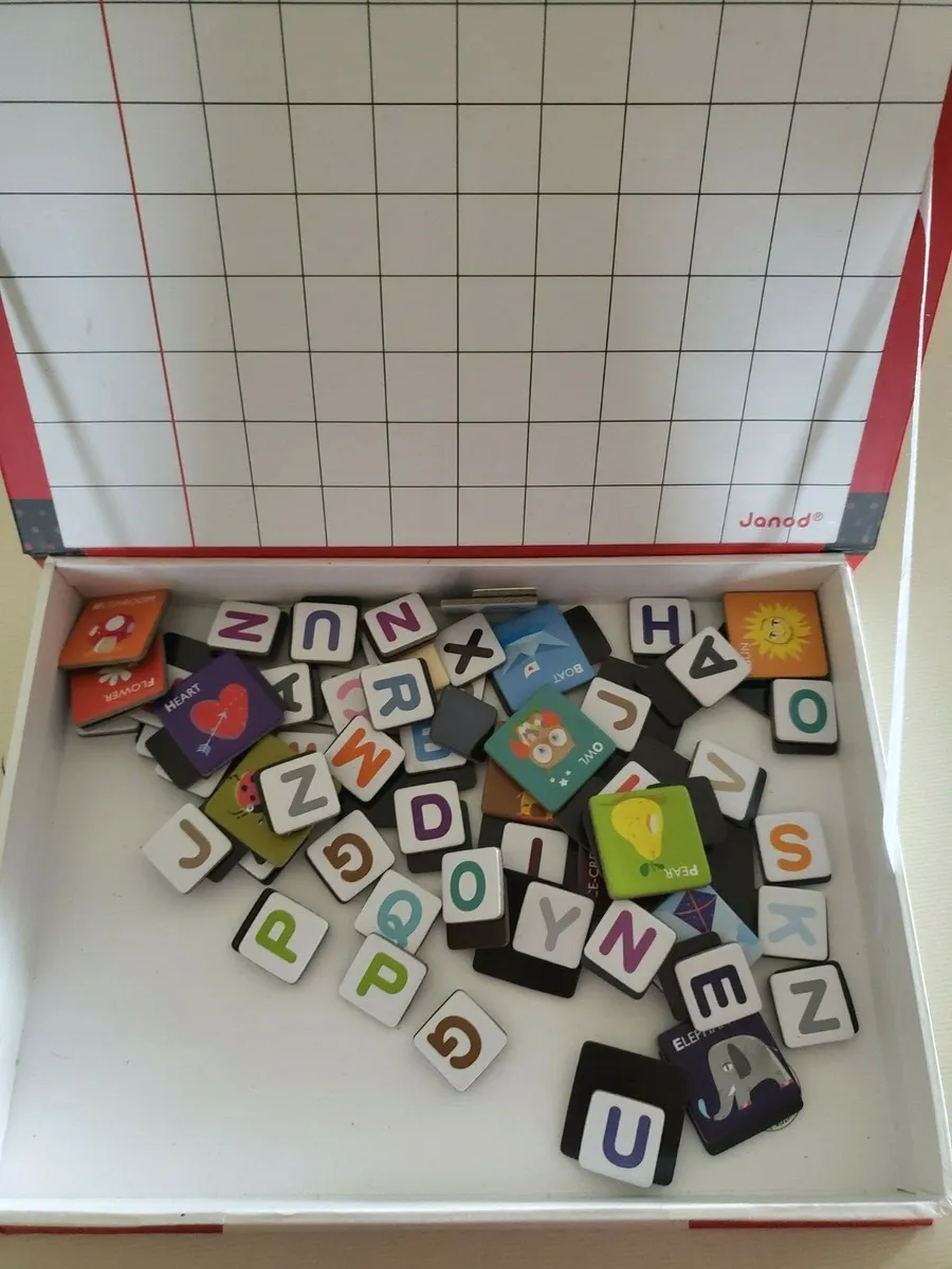 magnetibook alphabet learning fun 20 PICTURE MAGNETS 95 LETTERS BOYS GIRLS  in bo