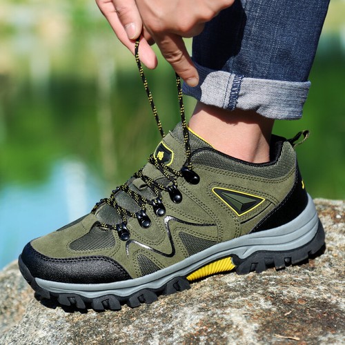 Men's Big Size Hiking Shoes Breathable Outdoor Climbing Trail Trekking Shoes NEW - Picture 10 of 14