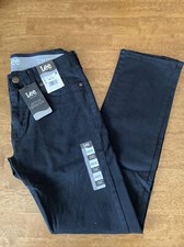 NEW Lee Men's 29x30 Slim Straight Motion Flex Pants Irregular Black 102161537