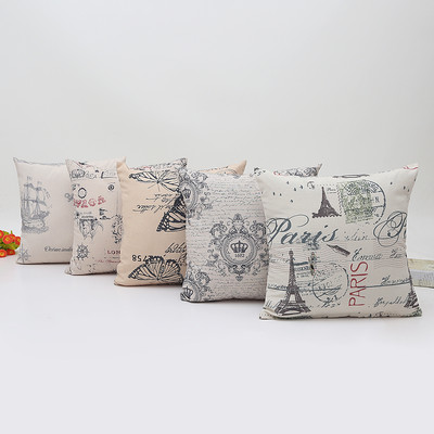 LIESON Dekokissenbezug 45x45 Cm – Modernes Herz-Geometrie Design In Weiß & Rot, Aus Weichem Polyester, Mit Reißverschluss