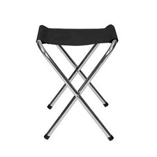 STANSPORT CAMP STOOL ALUMINUM BLACK