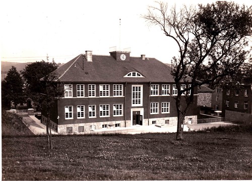 NIDDA == Gymnasium Rückseite 1929 == keine Ansichtskarte ===============