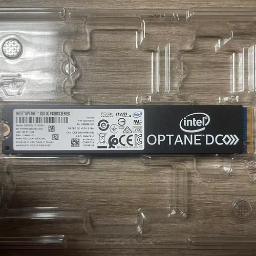 INTEL SSD OPTANE 100GB M.2 P4801X 22110 PCIE X4 10.9PBW 60DWPD SSDPEL1C100D - Picture 3 of 5