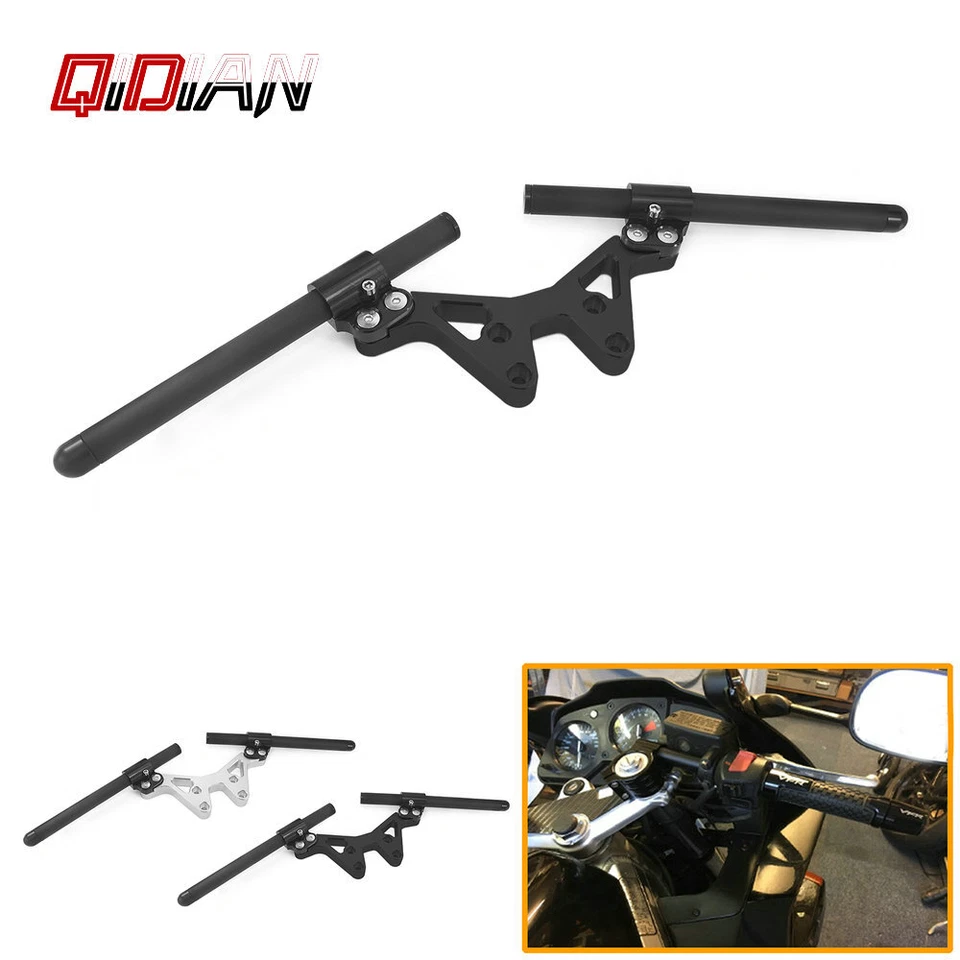 Motorcycle CNC Adjustable Handlebar Assembly Kit For 2017-2025 Kawasaki Z125 Pro - Image 2 of 4