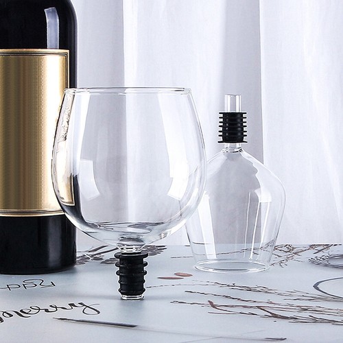 Wine Bottle Glass - Turn Your Bottle Into Your Wine Glass Cup With Silicone Seal - Picture 5 of 9