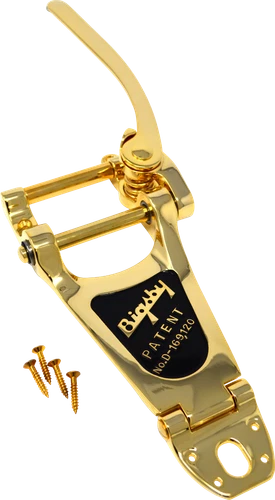 Bigsby Gretsch B7G Gold Vibrato Tailpiece, Made in USA, 006-0150-100