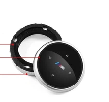 Multi-Media Control Knob Interior Cover for BMW IDRIVE 7 Buttons