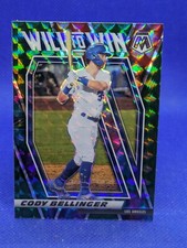 2021 Panini Mosaic Baseball Will To Win Green Prizm - Cody Bellinger #WTW1