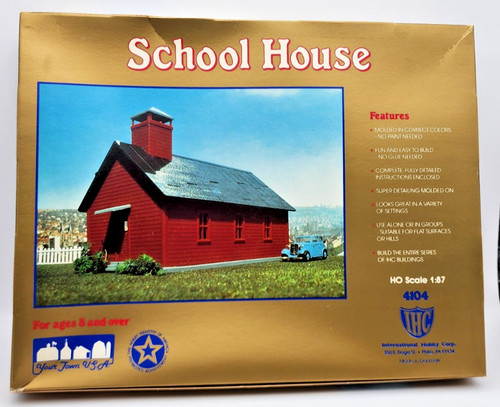 Kit de construcción vintage IHC HO 1:87 No. Casa escolar 4104 | Zustand: New