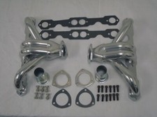 Small Block Chevy Ceramic Coated Hugger Headers Street Rod 350 400 Sbc New