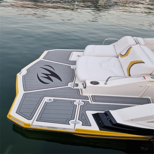 2021 Monterey 255SS Swim Platform Cockpit Mat Boat EVA Foam Teak Flooring Pad - Foto 4 di 24